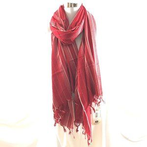 Mountain Khakis Womens Koda Scarf Fringe Striped